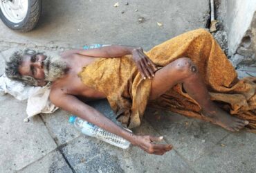 Sick and dying destitute is rescued by Snehan Home